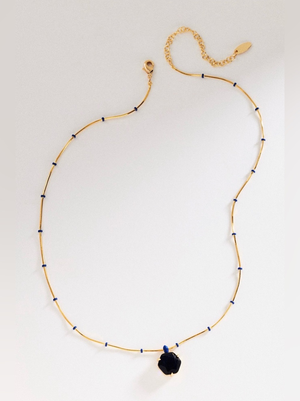 ANTHROPOLOGIE FLOATING CRYSTAL PENDANT NECKLACE & BAG- NWT